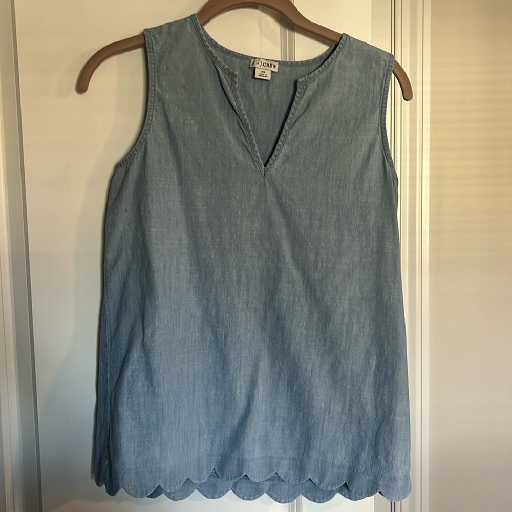 Chambray tank top, xs